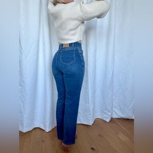 Rare Women's vintage Lee super high rise ankle Jeans